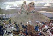 Viktor Vasnetsov, Commemorative feast after Oleg,